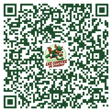 QR code du formulaire d'adhésion en ligne des Coyotes de Charbuy